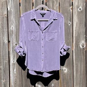 Rock & Republic button down lavender shirt size small